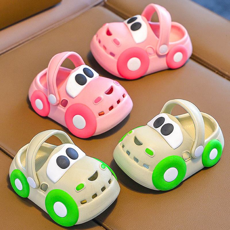 Zapatos con agujeros para bebés 1 año 3 interior impermeable anticolisión Baotou zapatillas para niños verano niño niña niño bebé