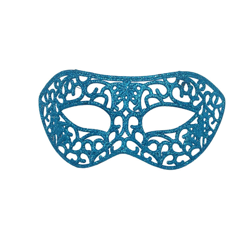 Máscaras de fiesta de Halloween máscaras de jazz retro máscaras de cabeza plana máscaras huecas máscaras antiquas de mitad de cara