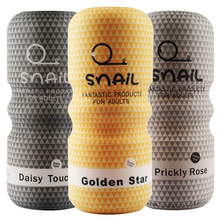Snail manual aircraft cup men's masturbation cup silicone inverted mold adult sex toys in stock wholesale