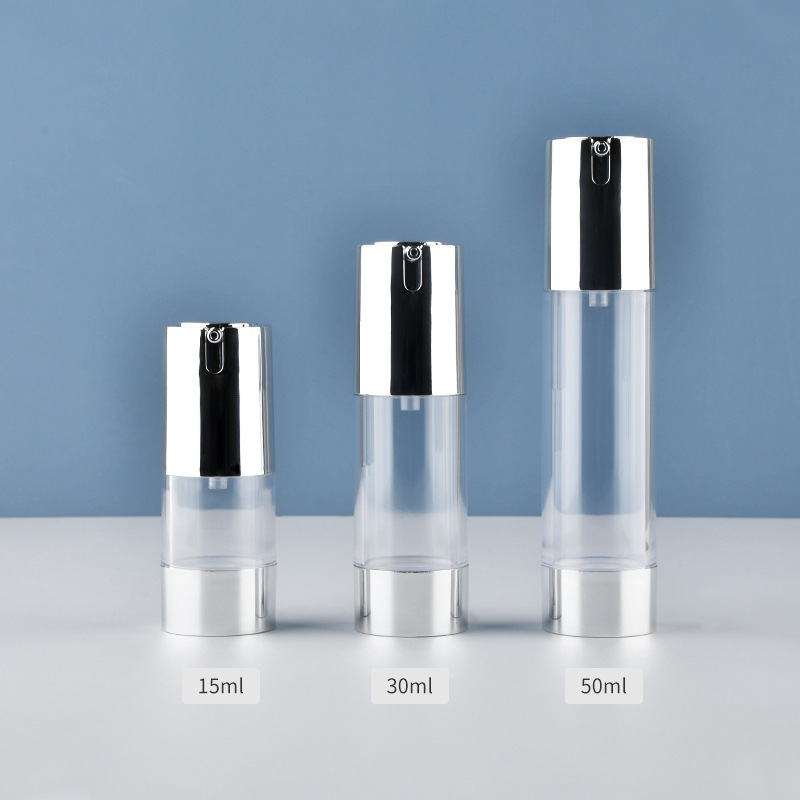 U字型真空ボトル アイソレーションクリームボトル 15ml 30ml 50ml 化粧品ローション分注ボトル 日焼け止めスキンケアボトル|undefined