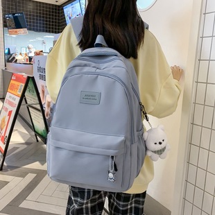 Casual and Versatile Ins Backpack for Women with Large Capacity for High School Students, Junior High School Students, School Bags, College Students Computer Backpacks for Women