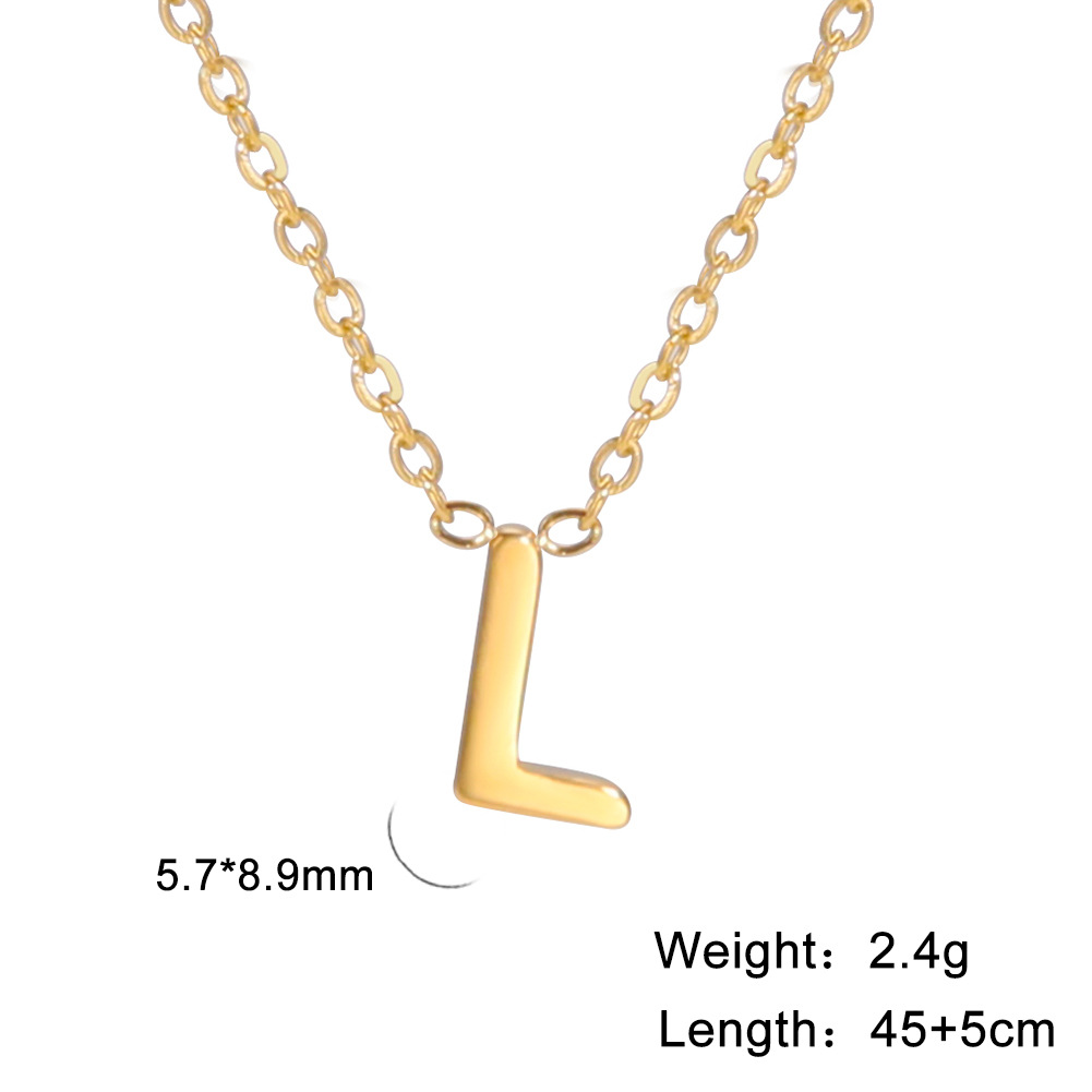 Golden, letter L