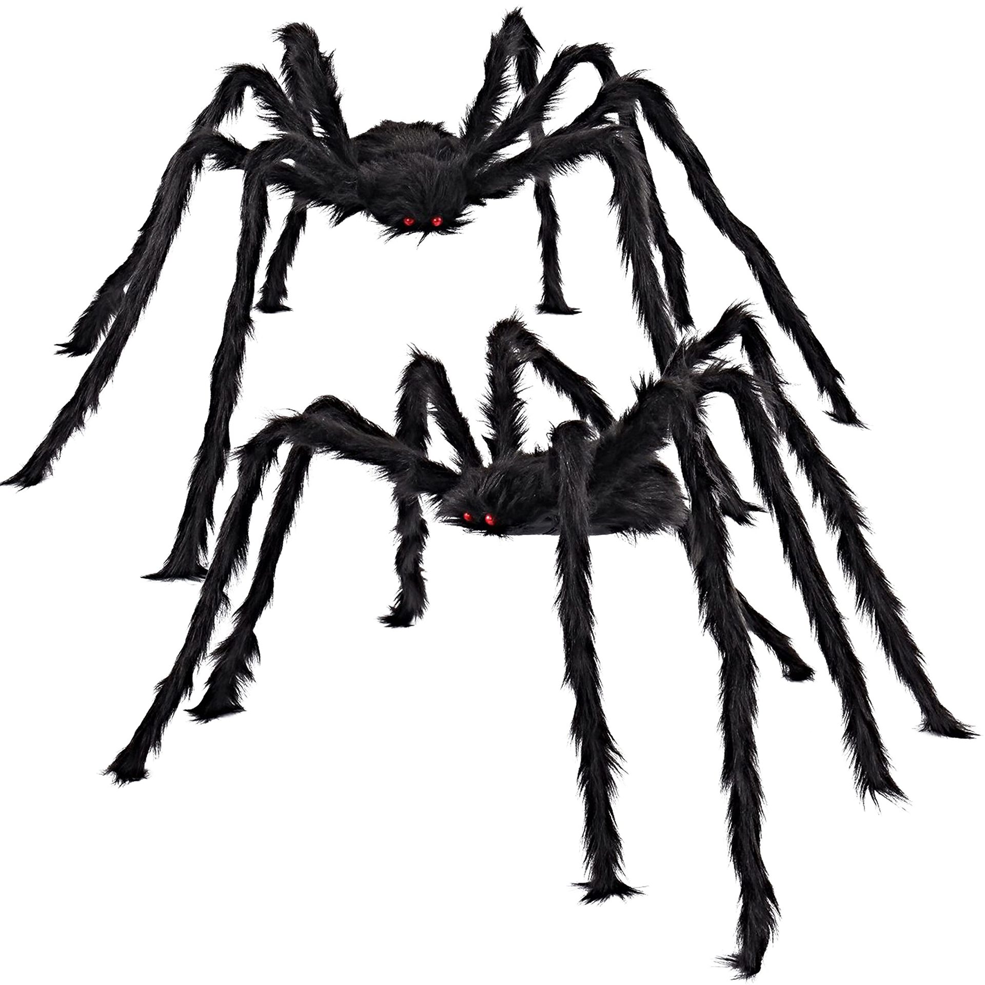 Telaraña Extra grande, red triangular de araña, accesorios de decoración de Halloween, fiesta, simulación complicada, araña rellena, venta al por mayor