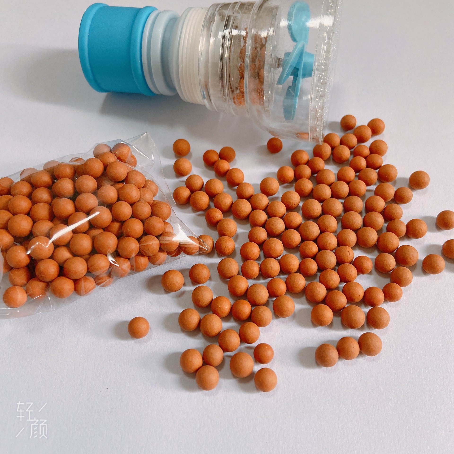 厂家生产负离子花洒专用小包装花洒球花洒配件陶瓷球负离子花洒球