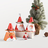 Machining funny Christmas cartoon Santa Santa Elk candy biscuit set color box packaging 10pcs/package