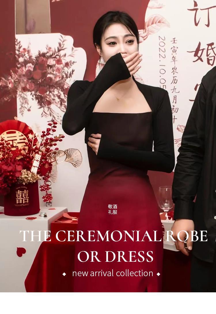 D8819 1350K VÁY ĐẦM LIỀN THÂN DỰ TIỆC NỮ LIUTDE DÀI TAY MÙA XUÂN THU ĐÔNG DÙNG TRONG LỄ CƯỚI THỜI TRANG NỮ G04 SẢN PHẨM MỚI
