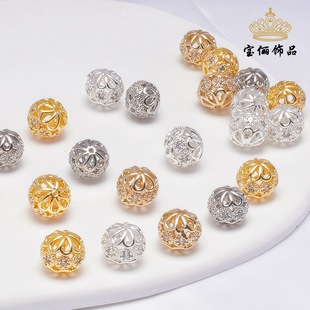 ��ɫ14k����΢��ʯ�A�����ɢ��diy��������Ʒ��������U����