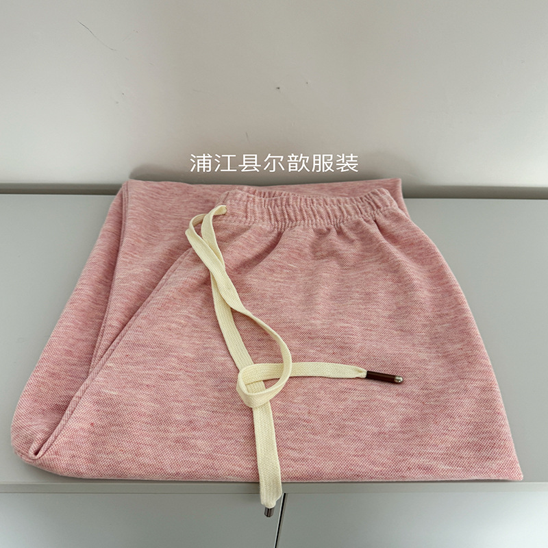 2024 nuevos pantalones de piernas de antílope de invierno de otoño suave glutinoso molido cintura alta delgada calzado casual recto image 14