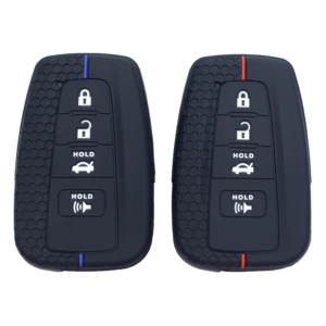 Suitable for Toyota four-button key set Prius Camry Corolla Nissan remote control all-inclusive special protection bag