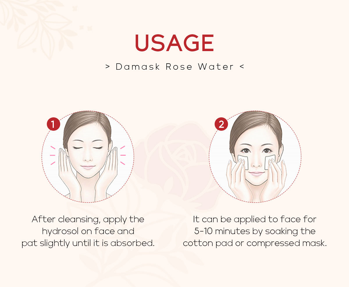 Wholesale of cross-border QUIYUM Damascus rose hydrosol wet compress hydrating, Moisturizing and brightening toner in stock from the manufacturer undefined