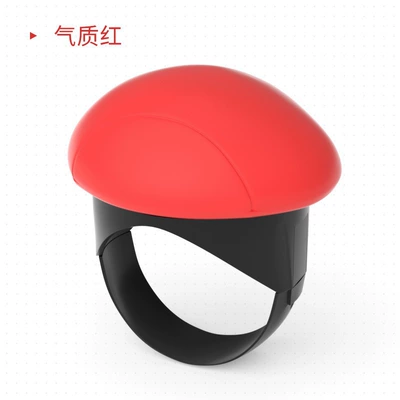 Automobile steering wheel booster Steering wheel booster - oval-red