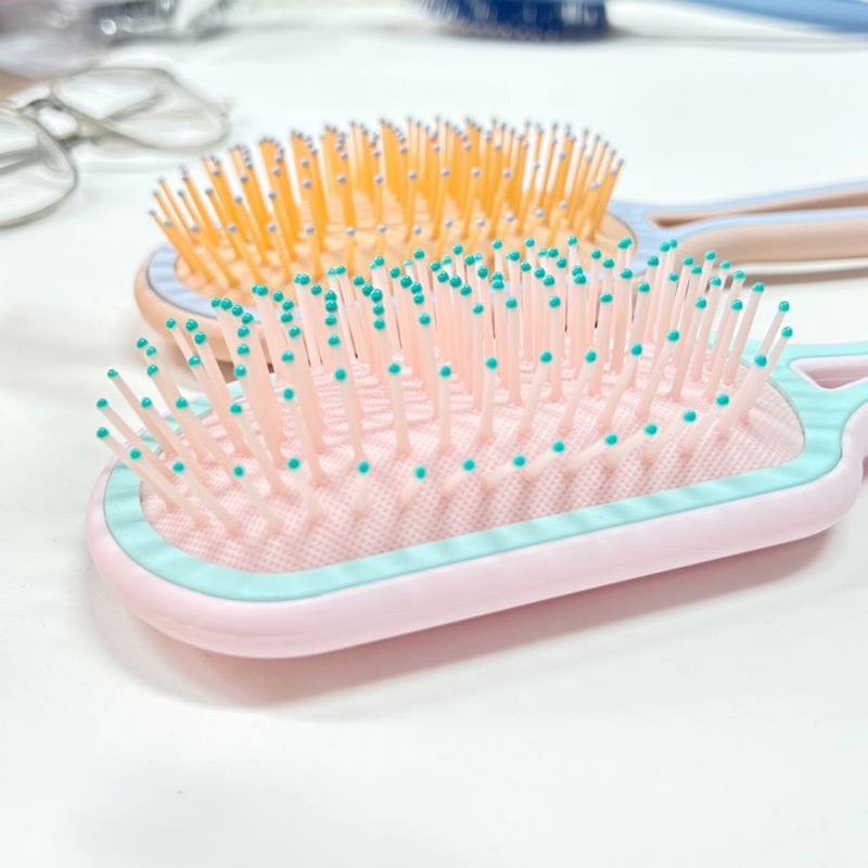 Hair Comb Makeup Tools Types Simple Style Multicolor Color Block Plastic Hair Comb 1 Piece