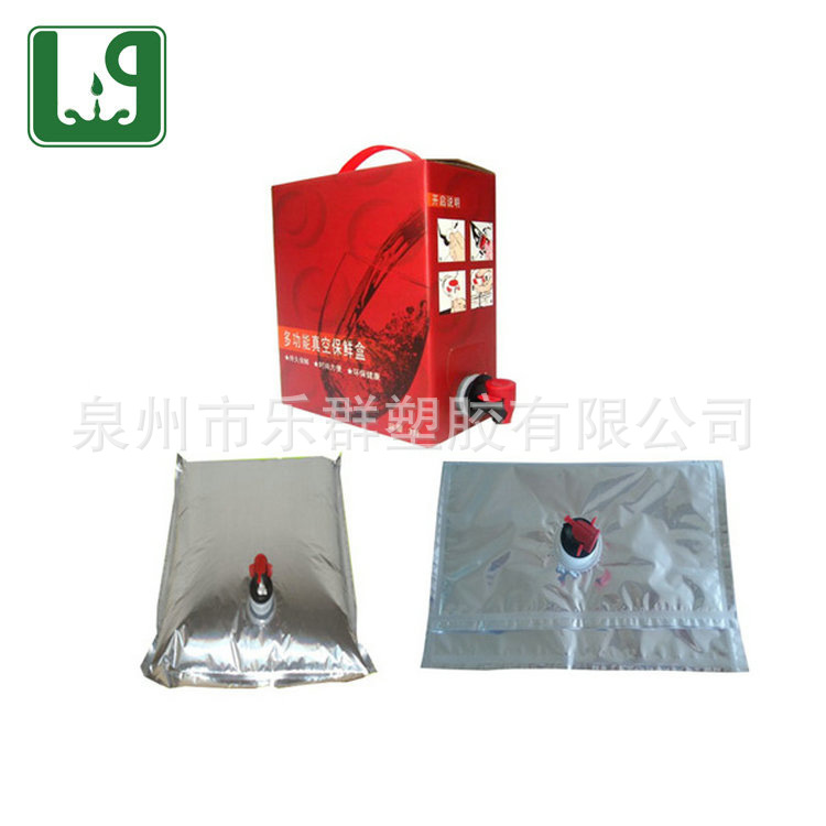 现货供应3L 5L红酒盒中袋 PE/VMPET/PE+PE