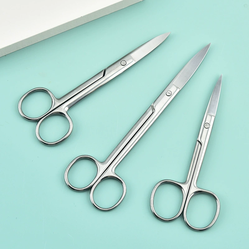 Postoperative scissors stainless steel, gauze teaching aids