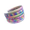 1747 Cross -border children's sequin love hair hoop Gelit onion powder love head hoop girl party hair accessories