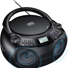 多功能手提蓝牙CD播放器收音机双喇叭立体声音频输入USB