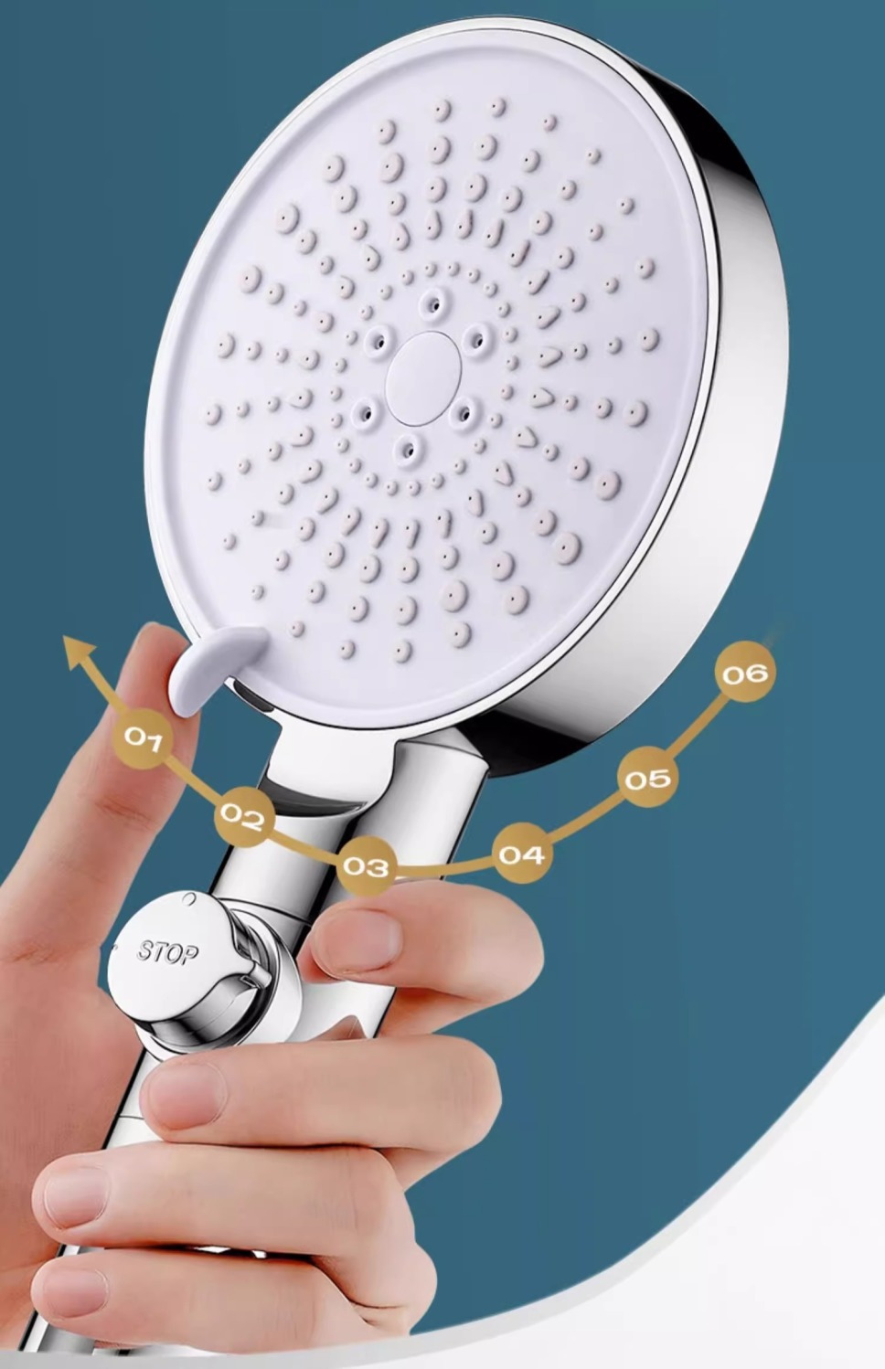 The new product has been upgraded with a six-speed pressurized filter showerhead, a shower head, and a pressurized nozzle for home bathing and soaking in the rain undefined