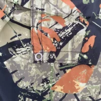 Угловой перфорированный большой камуфляжный тент для улицы, водонепроницаемая ткань, защищающая от дождя, доступна в различных цветах и размерах.