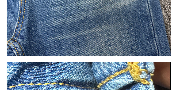 Högmidjade flare jeans för kvinnor blå med graffiti tryck_voghion.com