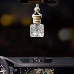 Circular Drill Car Air Freshener Refill Bottle Creative Car Air Freshener Bottle Ornament Car Interior Decor Accents Pendant
