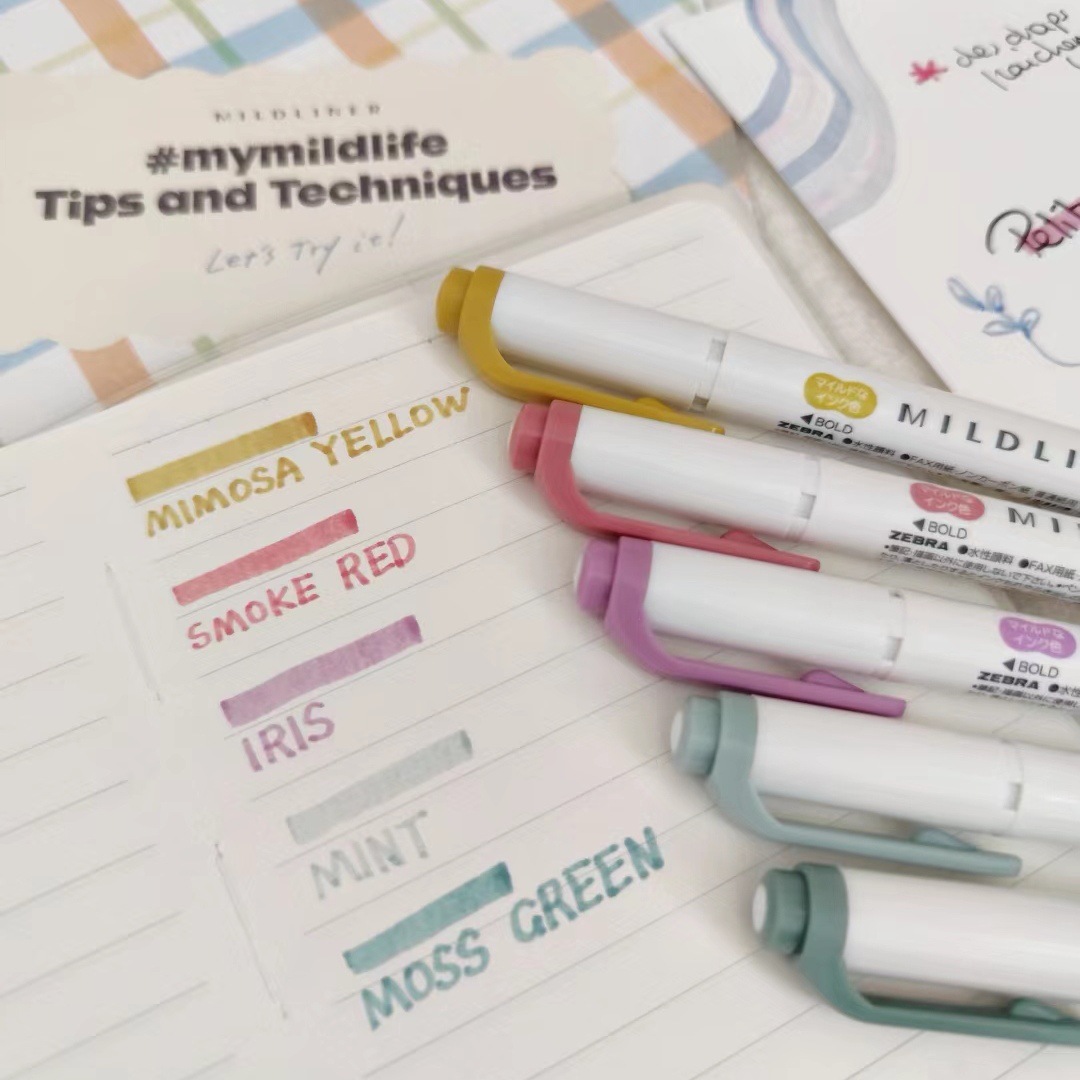 Zebra ZERBA puntero WKT7 marcador de color fumado puntero de color para estudiantes clave cuentas de mano especiales