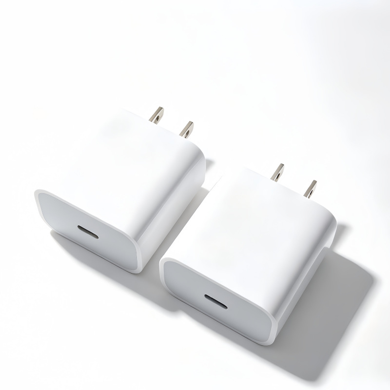 Juego de Cargador de Carga Rápida Estándar EE. UU. PD20W Type-C para iPhone 14-17 de ABS