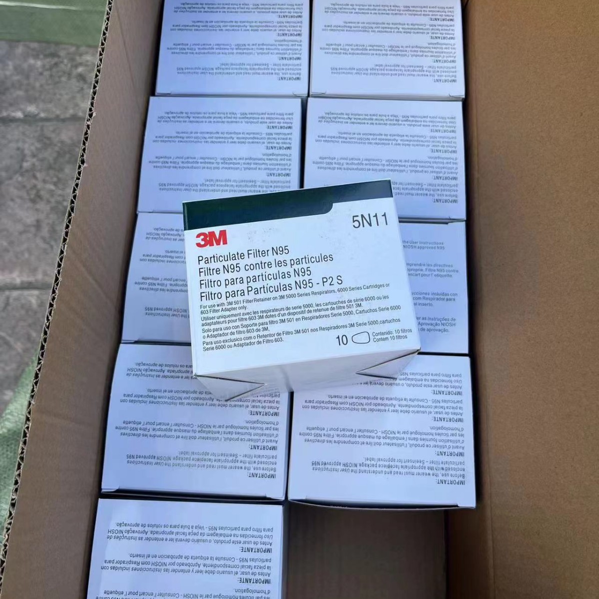 3M5N11/5911/3701/3744/7744/501防毒面具滤芯滤棉过滤滤棉防护壳