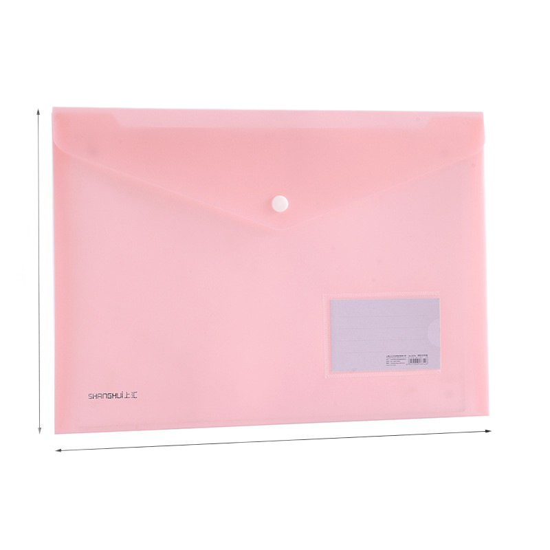 Bolsa de archivos de color grueso papel de prueba libro de resumen y clasificación de botones bolsa de archivo bolsa de clasificación de papel de prueba al por mayor
