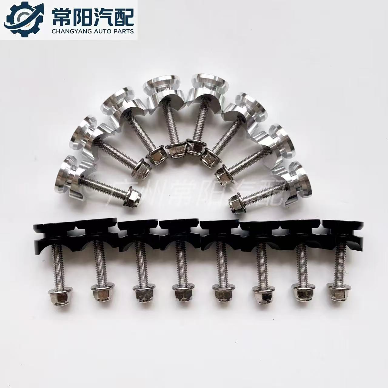 In-stock motorcycle side box buckle, aluminum alloy quick-release clip, silent buckle, motorcycle side box fixing buckle, wear-resistant