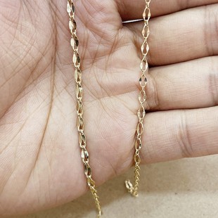 14k����ɫ�촽朗l����S�~������Ӳ��� DIY�ֹ�����������