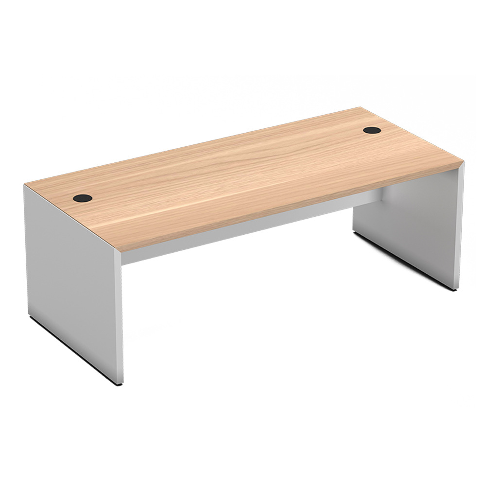 Mesa de jefe simple Mesa de presidente Mesa de gerente Mesa de trabajo gruesa Mesa de oficina de fábrica transfronteriza Mesa de oficina individual con gabinete móvil