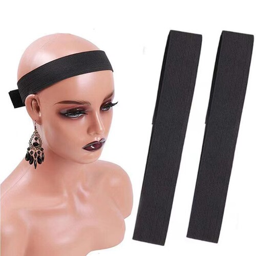 Amazon Elastic Elastic Band Magic Tape Hair Band Quality Guarantee High-Quality Black Hair Band