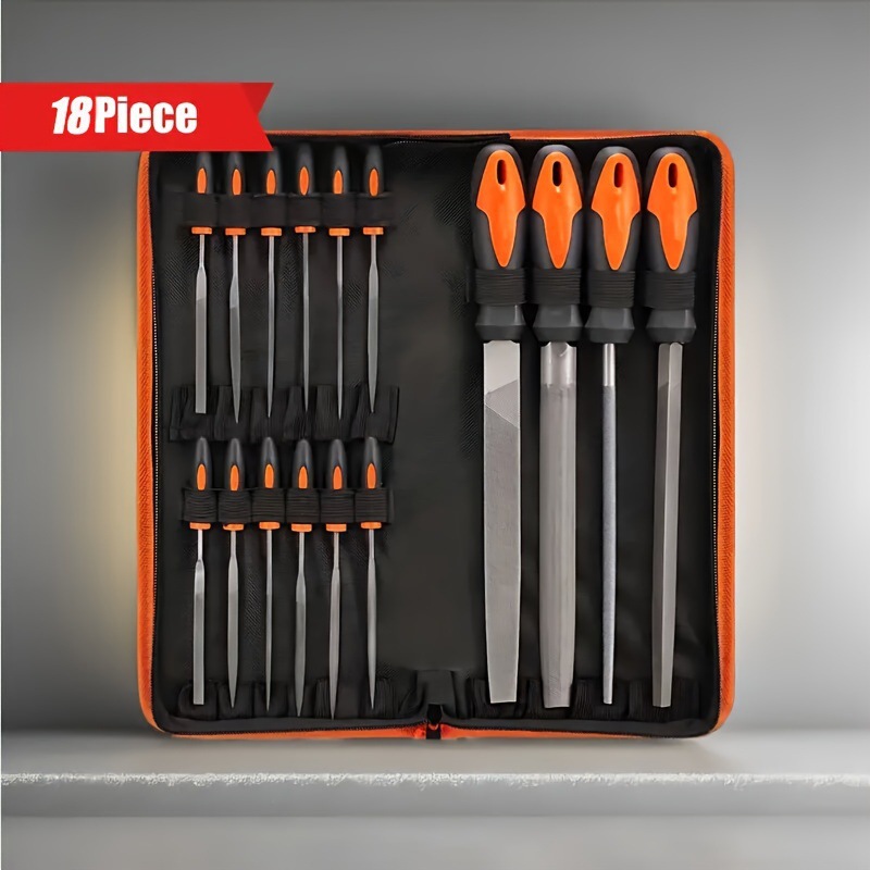 2026新款跨境代發18件/套落錘鍛造合金鋼锉刀套裝