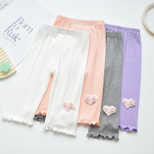 女童七分裤外穿夏季薄款莫代尔宝宝中裤外穿休闲裤超薄儿童打底裤