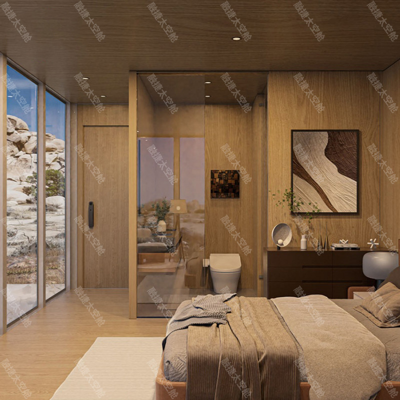 Rongjie Space Capsula Mobile Room Hogar al aire libre B & B Camping Star Room Apple Cabina 10 metros cuadrados Oficina móvil