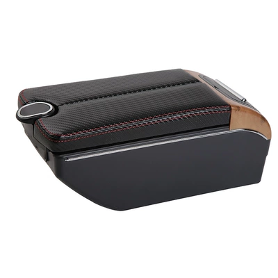 Armrest box – Tata Tirgo - double-door-carbon-fiber-mahogany