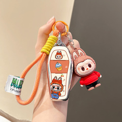 BYD Labubu キーカバー Song plus/pro Han Dolphin Qin plus Tang Xia Seal/TPU 保護に適しています。
