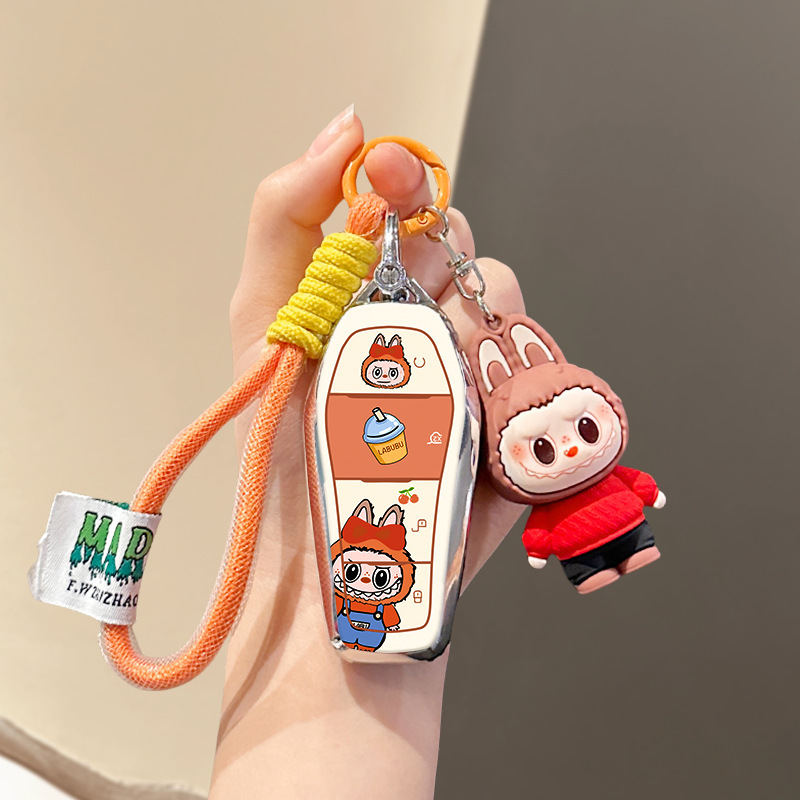 BYD Labubu キーカバー Song plus/pro Han Dolphin Qin plus Tang Xia Seal/TPU 保護に適しています。|undefined
