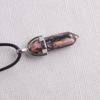 Organic pendant, natural water, crystal, bullet, necklace, European style