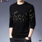 啄木鸟针织衫男秋冬新款打底衫中年男士时尚潮流毛衣圆领套头毛衣