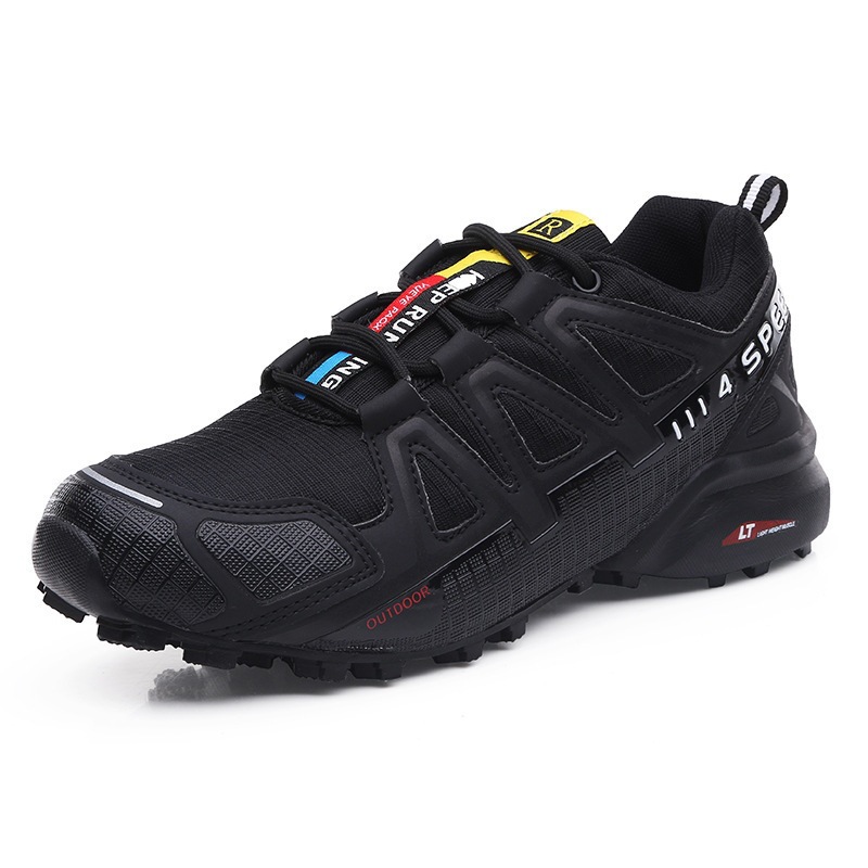 Large men's Outdoor sports casual Breathable mesh anti-skid travel Cross country running shoes 9-1_voghion.com