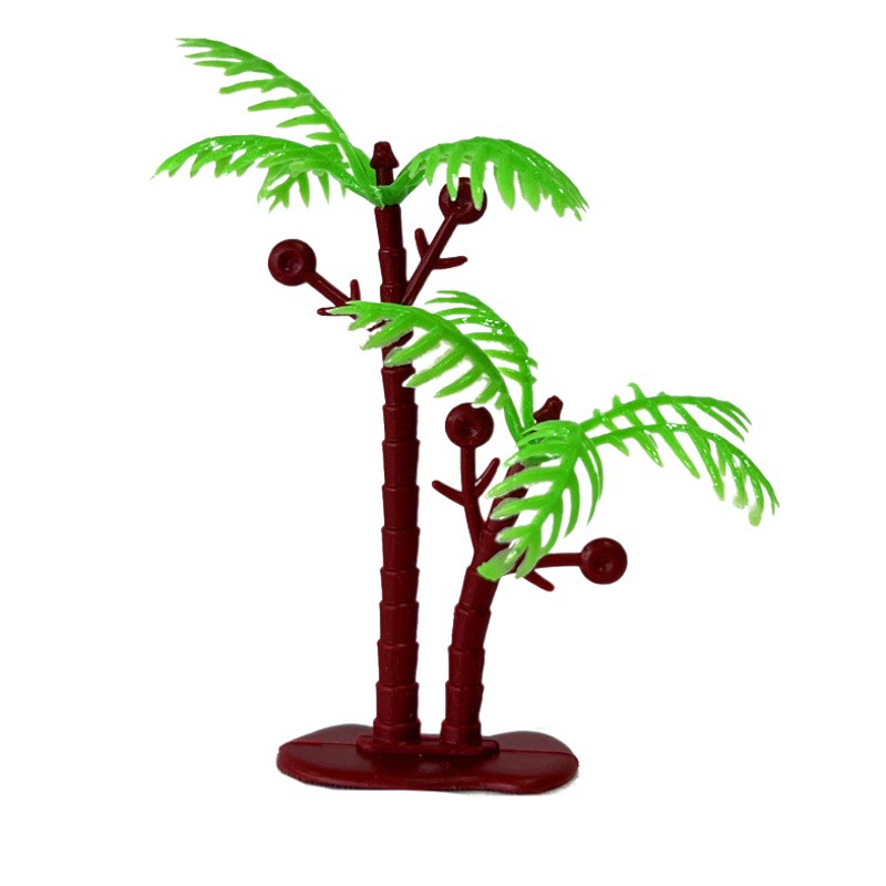 Маленькая Кокосовая пальма пластиковая игрушка Кокосовая пальма 7 см высокая имитация кокосовой пальмы небольшой размер игрушечные аксессуары оптом долгосрочные поставки