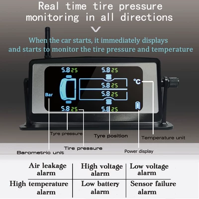 Tire pressure monitoring system fire high-precision truck tire pressure - single-host