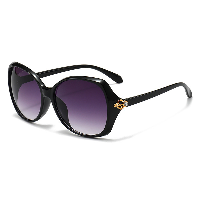 Sunglasses for Women, High-End, Large-Frame, Retro, Anti-Uv Sunglasses, European and American Fashion Sunshade Glasses Manufacturer
