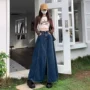 高腰春夏小众包臀伞裙