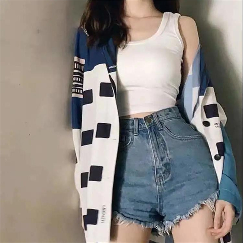 美式复古插肩袖字母印花圆领长袖t恤女装春季宽松百搭休闲小上衣|undefined