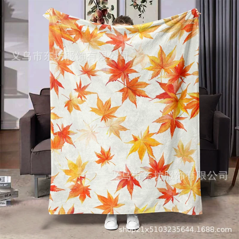 Простой кленовый лист теплый и удобный фланелевый ковер современный минимализм