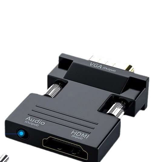 新しいhdmi変換vga単方向hdビデオ変換コネクタパソコン変換セットトップボックスプロジェクターテレビディスプレイ|undefined