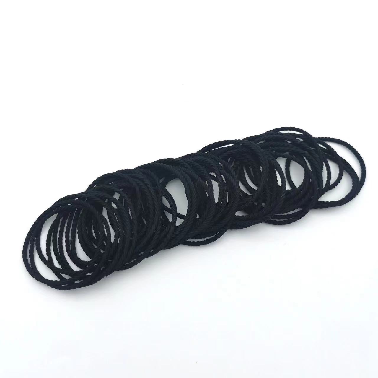 Cuerda de pelo 2021 nueva banda de goma elástica alta cuerda de lazo de cabello para mujer tocado durable banda de pelo simple