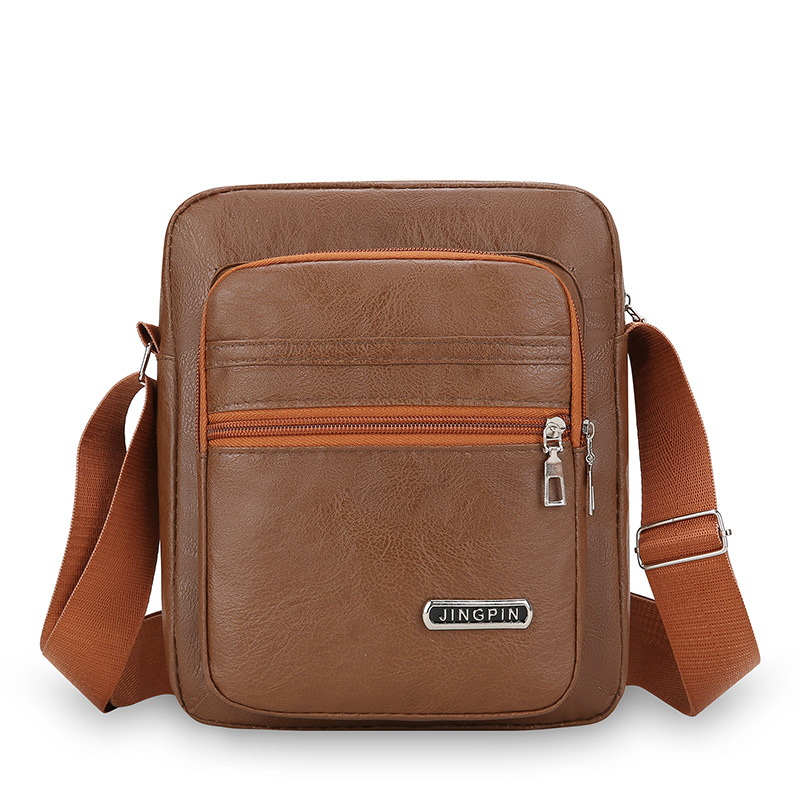 Bolso de hombre transfronterizo PU nuevo estilo coreano bolso de hombro de negocios ocio de gran capacidad mochila de hombre mochila de hombro